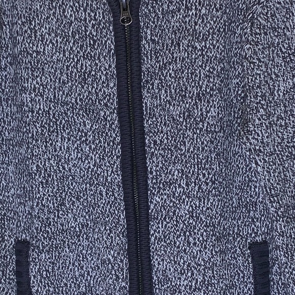 GYMBOREE ZIP CARDIGAN SWEATER JACKET COTTON GRAY WHITE LONG-SLEEVE TOP SHIRT 7-8 - Picture 6 of 11